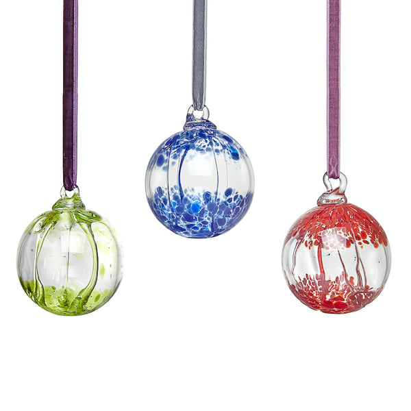Tricolour Christmas ornaments, Set of 3